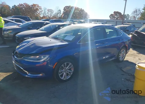 2015 Chrysler 200 Limited from USA, damaged, VIN 1C3CCCAB6FN605680